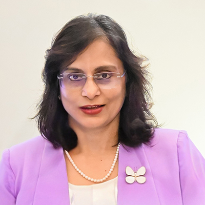 Dr Bindu Hari, Vice-Chairperson and Director